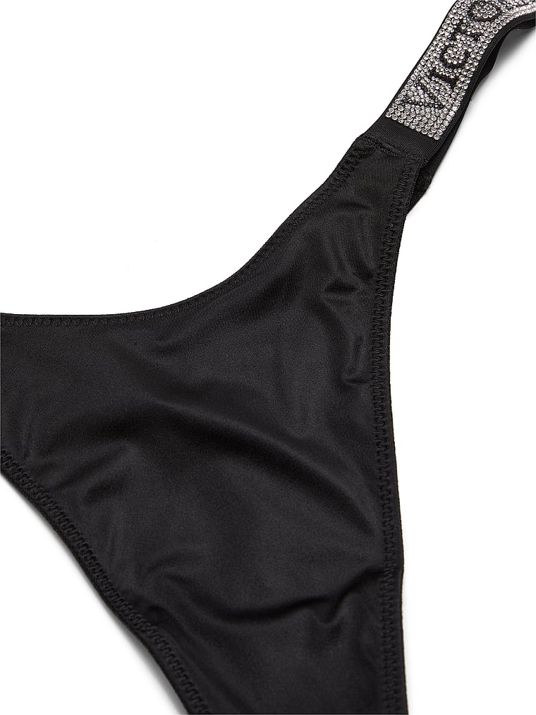 Shine Strap Thong Panty image number null