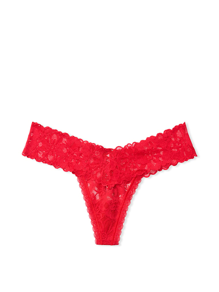 Lacie Lace-Up Thong Panty image number null