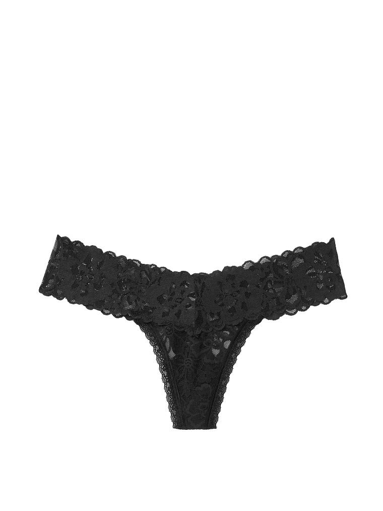 Lace-Up Thong Panty image number null