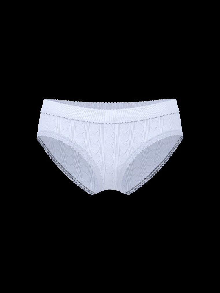 Logo Heart Pointelle Hiphugger Panty image number null