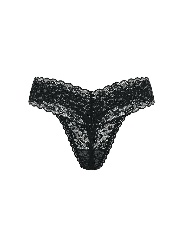 Lace Thong Panty image number null