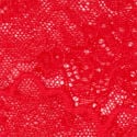 Floral Lace Cheekini Panty, Lipstick Red, swatch