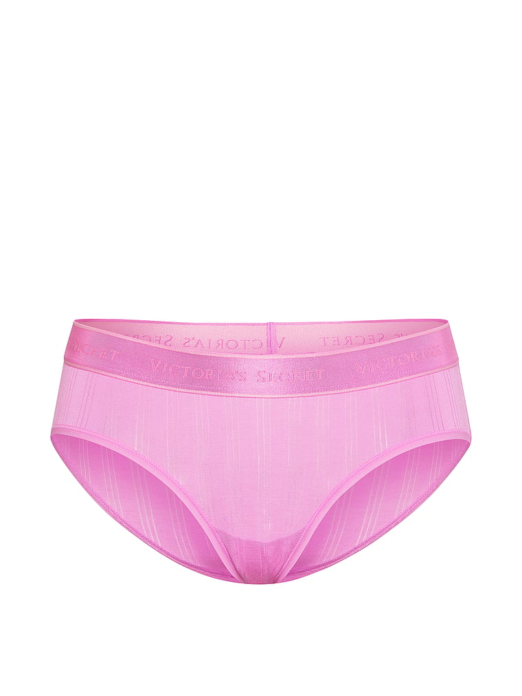 SoSoft&trade; Modal Ultra-Fine Logo Hiphugger Panty image number null