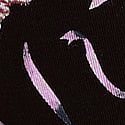 Logo Cotton Thong Panty, Black Ribbons, swatch