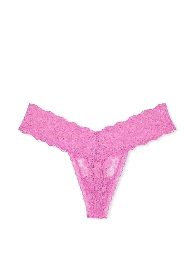 Lace Thong Panty image number null