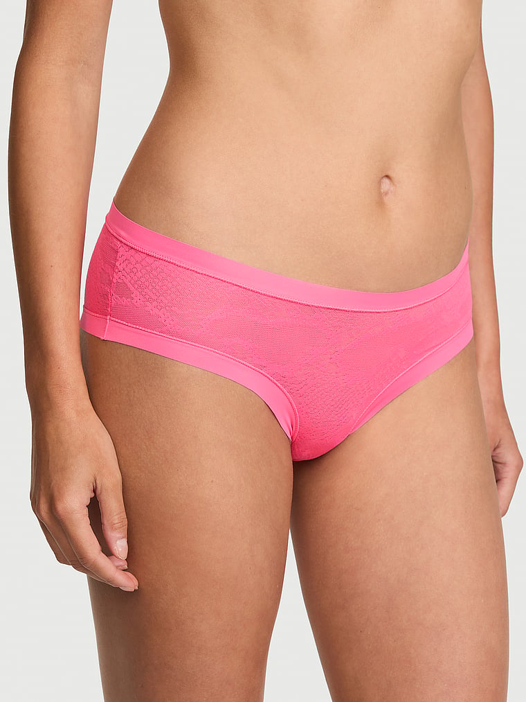 No-Show Snake Mesh Cheeky Panty image number null
