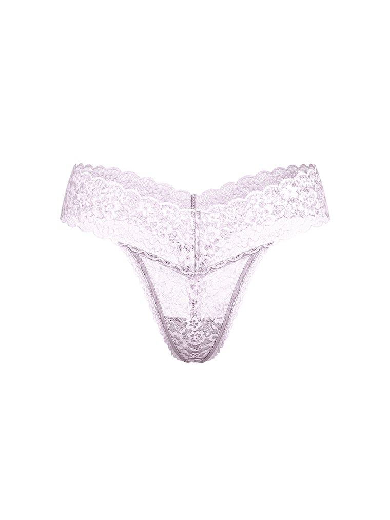 Blossom Lace Thong Panty image number null