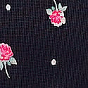 Logo Cotton Thong Panty, Vs Black Dot Floral, swatch