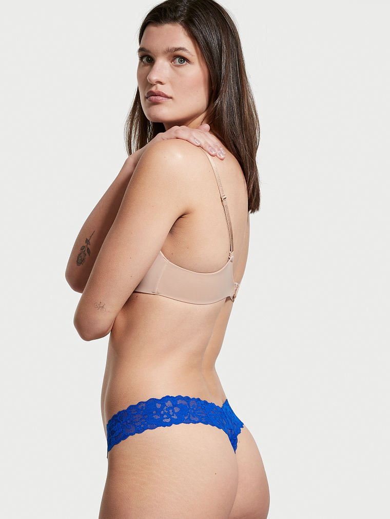 Lace-Up Thong Panty image number null