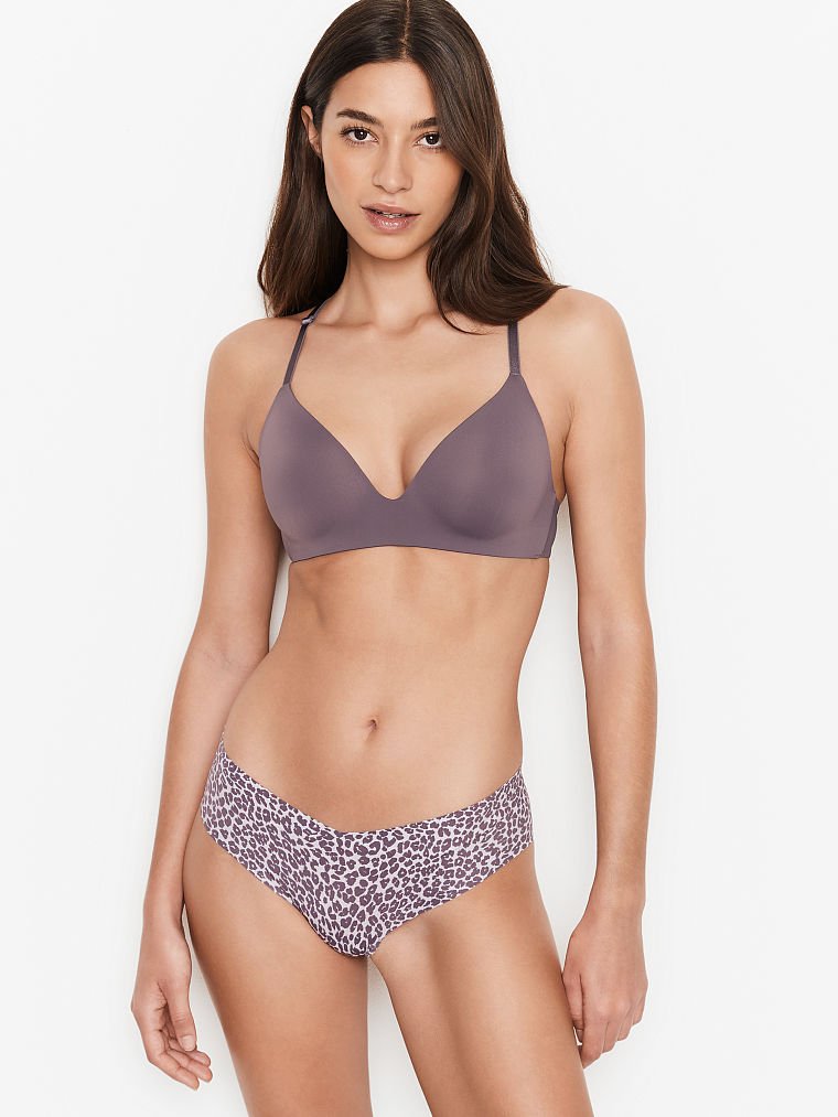No-Show Floral Lace Hiphugger Panty image number null