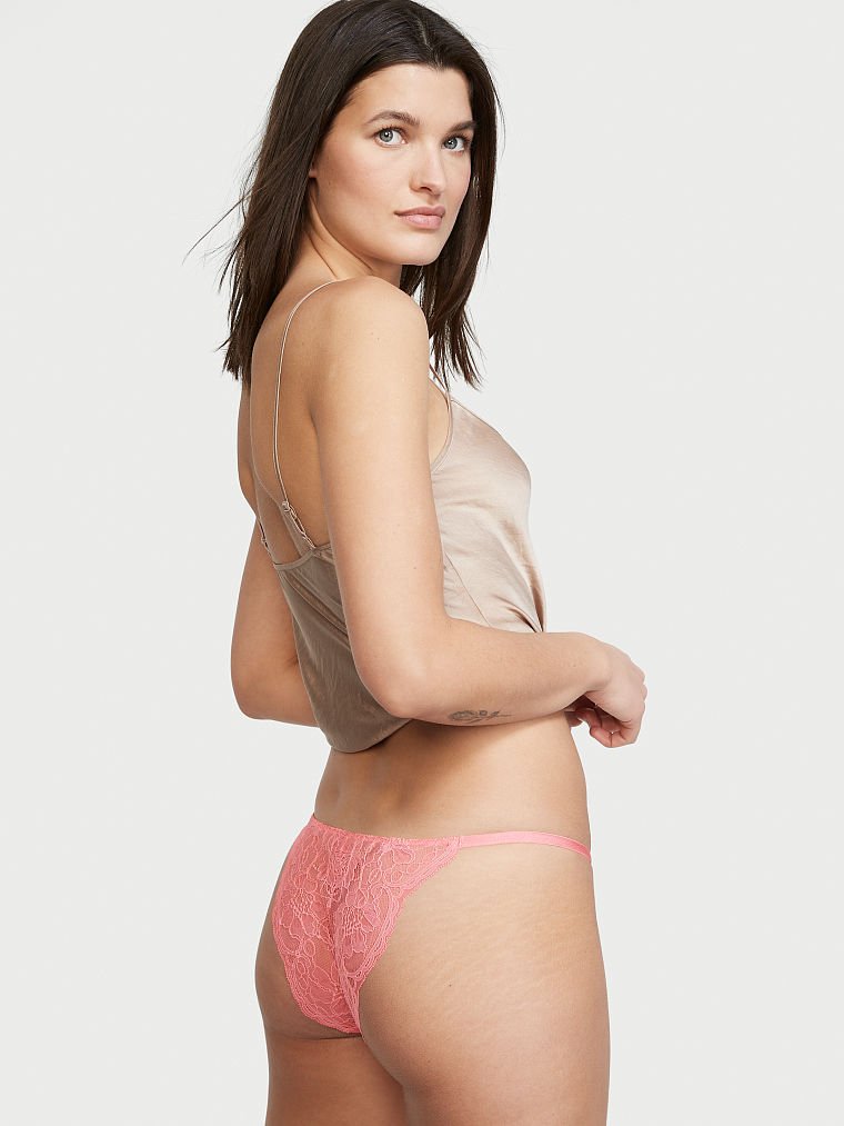 Lace String Cheekini Panty image number null