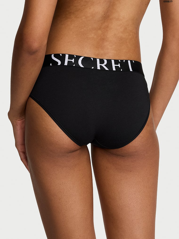 Exploded Logo Cotton Hiphugger Panty image number null
