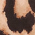 Lace-Trim High-Leg Thong Panty, Leopard, swatch