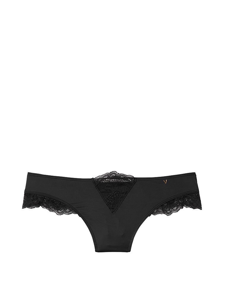 Lace Cutout Thong Panty image number null