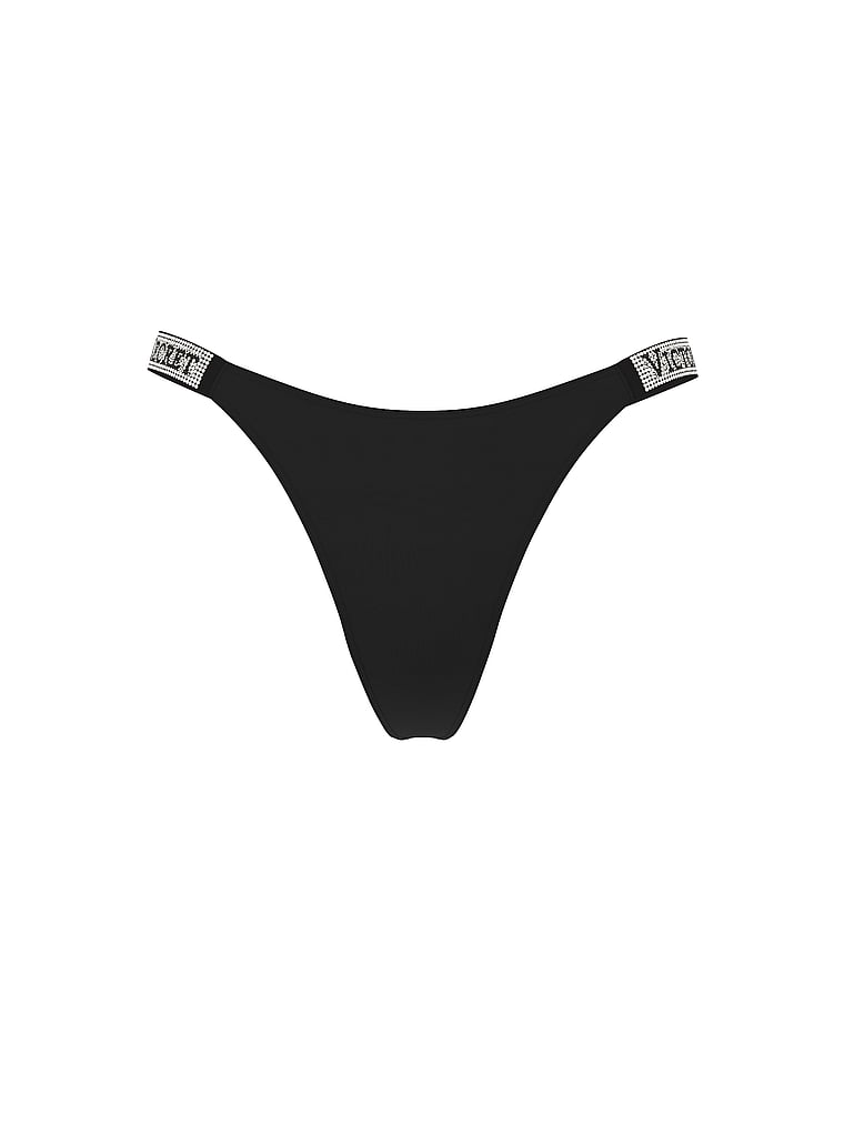 Shine Strap Thong Panty image number null