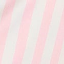 Signature Satin Short Piped Robe, Pretty Blossom Iconic Stripes, swatch