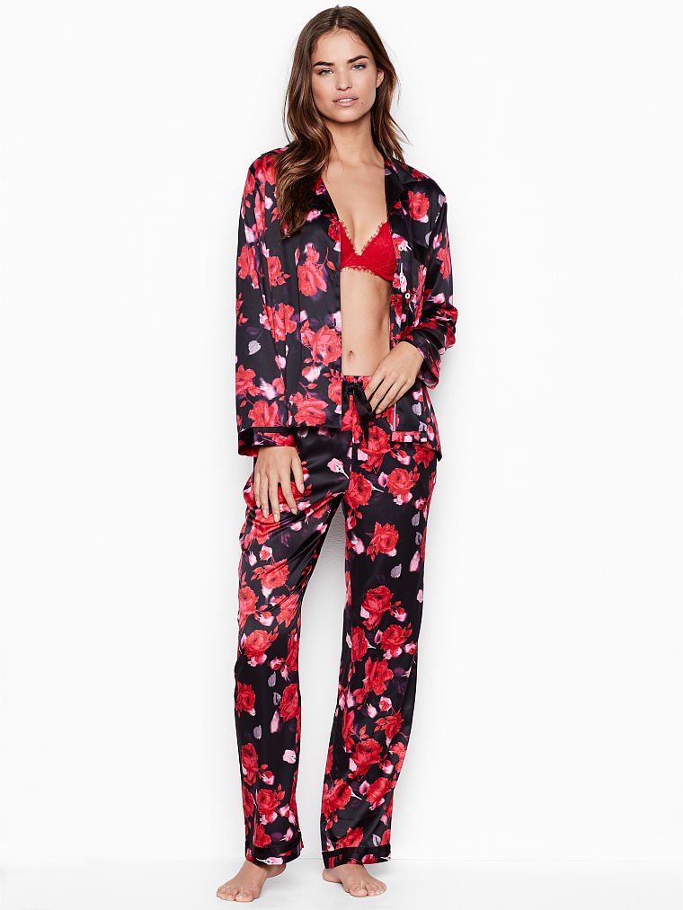 The Satin PJ Set image number null