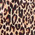Glazed Satin Short Pajama Set, Marzipan Leopard, swatch