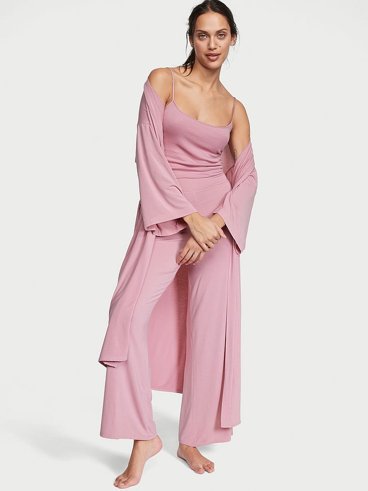 Modal 3-Piece Pajama Set Dusk Mauve is not available M/l is not
