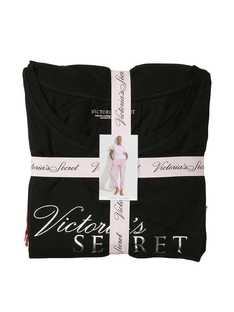 Flannel Jogger Tee-jama image number null