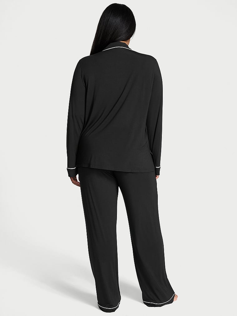 Modal Soft Long Pajama Set image number null