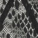 Snake Lace Triangle Teddy, Black, swatch