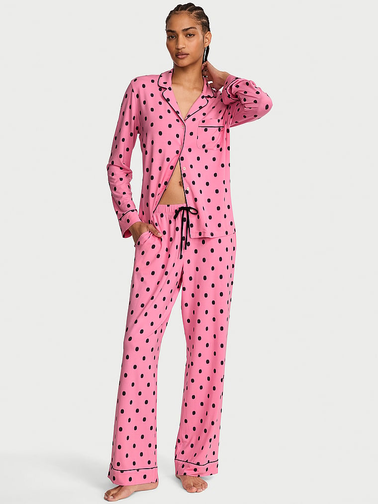 Modal Soft Long Pajama Set image number null
