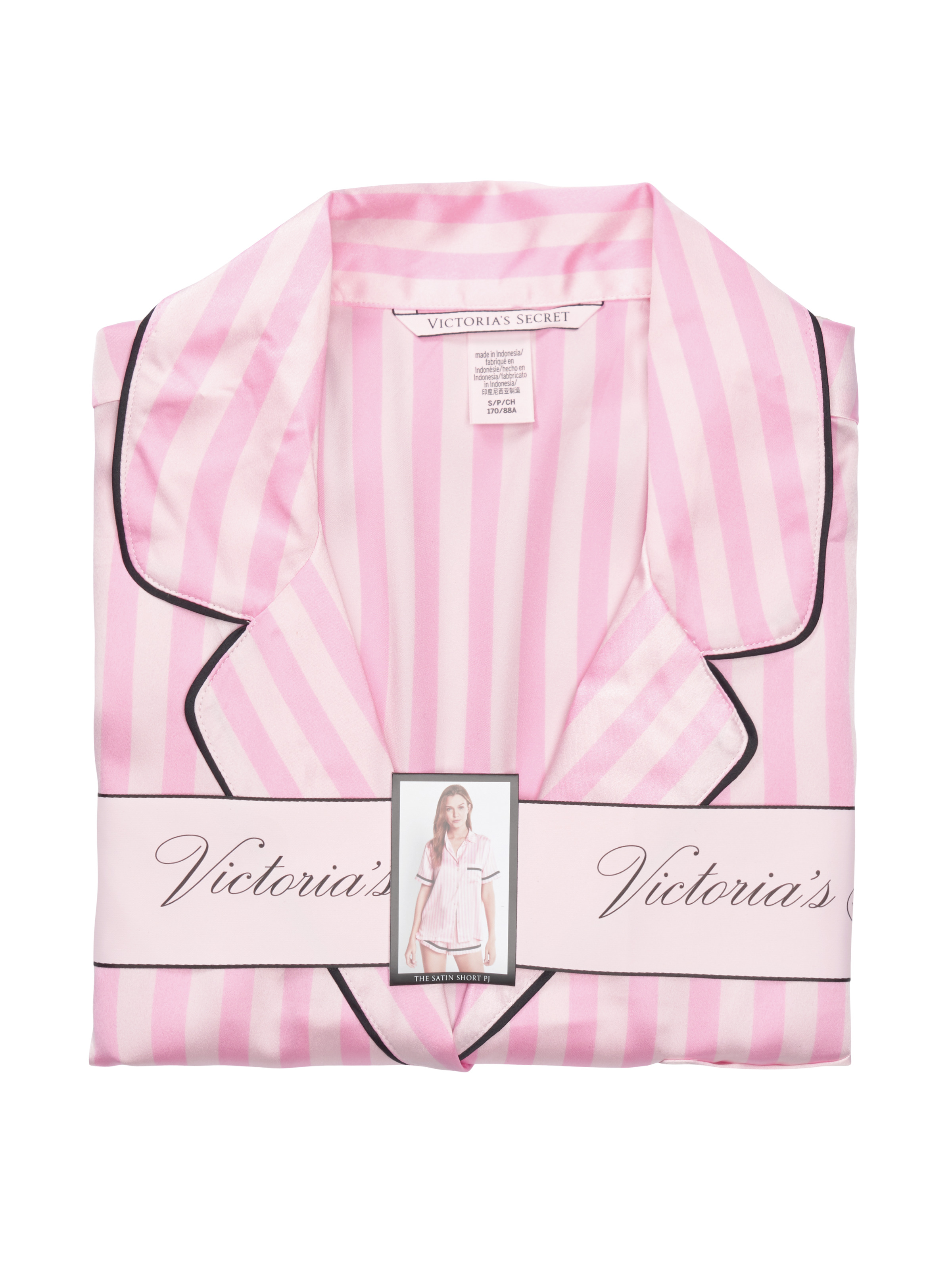 The Satin Short PJ Set image number null