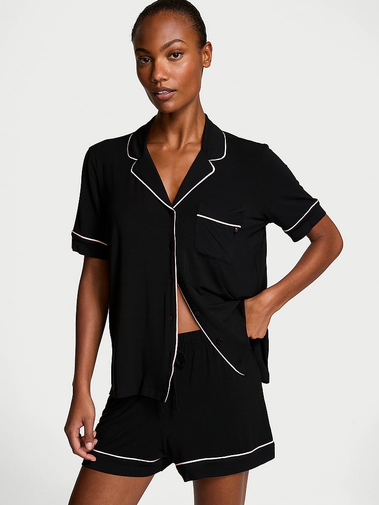 Modal Soft Short Pajama Set image number null