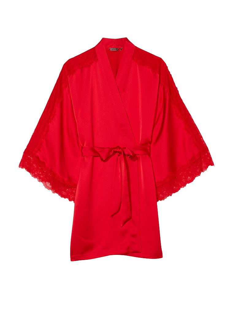 Lace Inset Robe image number null