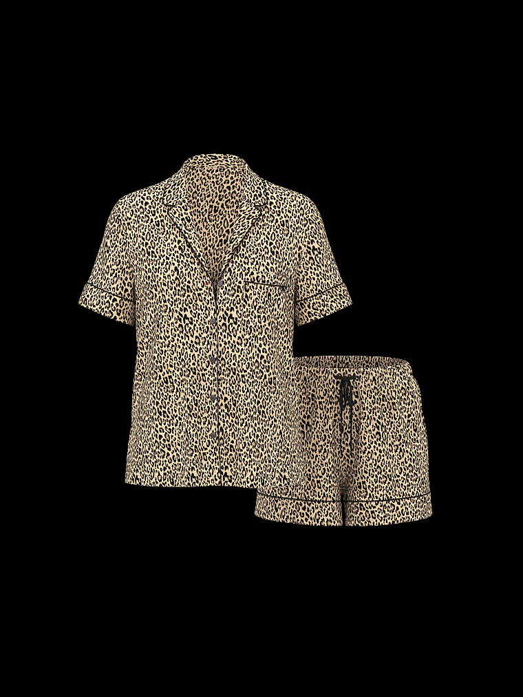 Modal Soft Short Pajama Set image number null