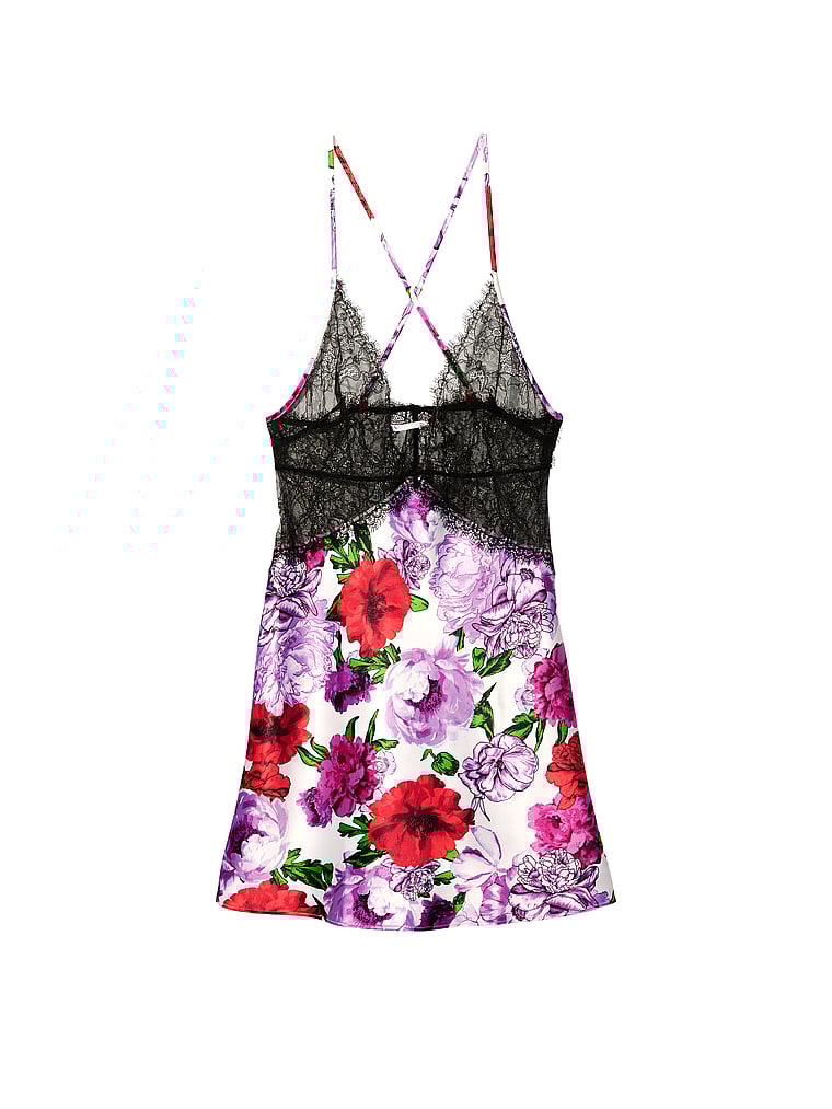 Lace Plunge Slip image number null