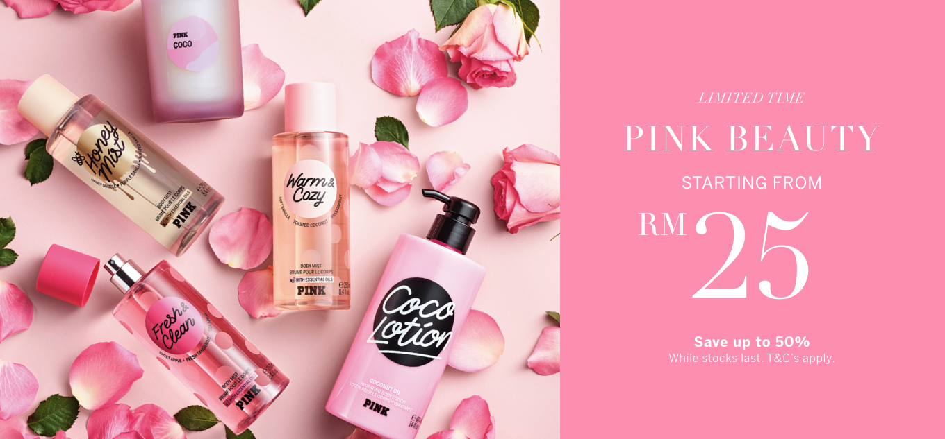 Pink Beauty HPP PLP banner